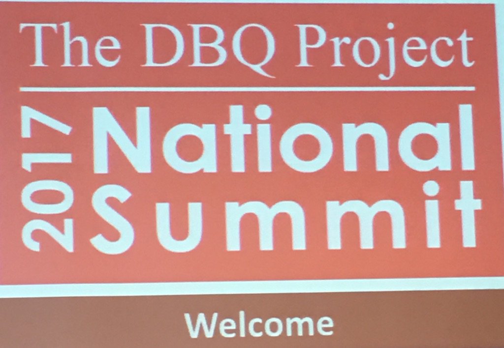 FCShumanities's tweet photo. Excited to learn more about the DBQ Project at the DBQ Summit! @teachflowersc1 @hbzey @fultonslc @fcsnorthwestlc https://t.co/ds5BUQsdHx
