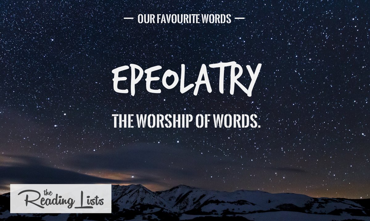 TheReadLists's tweet photo. What is your favourite word of all time? #amreading #bookworm #booknerd https://t.co/LOLjb7ZUSc