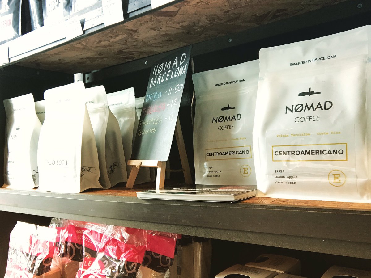Arrived today, our next guest spot courtesy of <a href="/nomadcoffeebcn/">NØMAD COFFEE</a> ! On the shelf right now, on the bar from Monday. 👌🏻👌🏻☕️#roastedinbarcelona