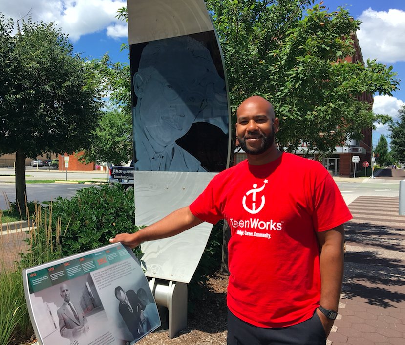 INCulturalTrail's tweet photo. #RealTrailTalk Read about Frank Stone III's hand in helping today's youth experience downtown by way of the trail! https://t.co/OBhB9LqbdQ https://t.co/hNNa97UAwl