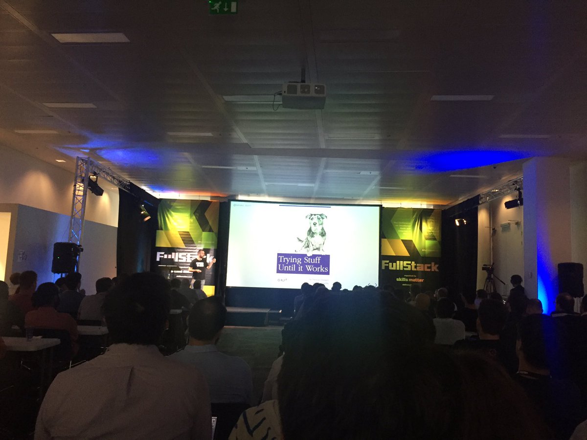 Drew Amato (@andrew_a_dev) on Twitter photo A full house to learn about asynchronous javascript architectures w/ <a href="/tomasz_ducin/">Tomasz Ducin</a> #fullstackcon A full house to learn about asynchronous javascript architectures w/ <a href="/tomasz_ducin/">Tomasz Ducin</a> #fullstackcon