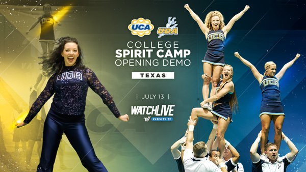 Don't miss the College Demo LIVE from Texas for FREE at 1:00pm and Home Routines at 6:35pm!