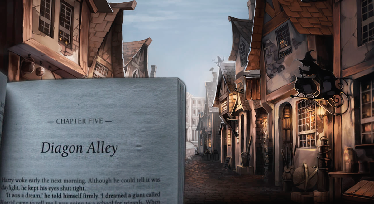 ¡Comienza la visita temática al Callejón Diagon en #Pottertty! Un sinfín de sorpresas y actuaciones nos esperan.