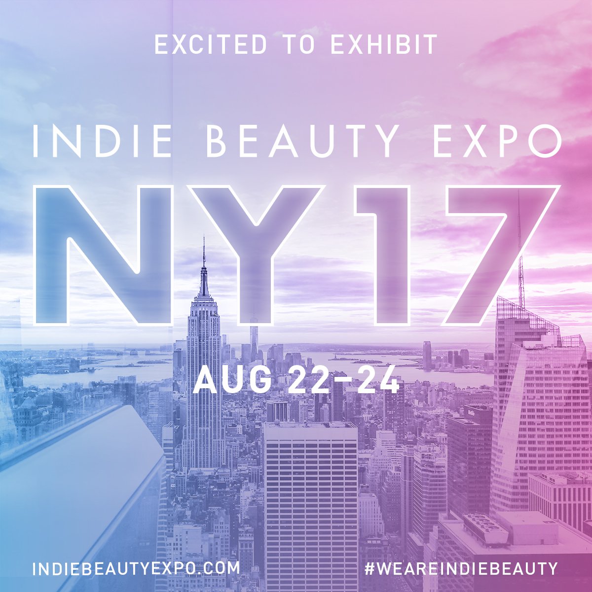 Join us &amp; our clients @ZUE beauty @MareLuna Cosmetics <a href="/bluhalchemy/">Becky Bluh</a> @crystalwaters at the IBE Expo!
Tickets here: ​indiebeautyexpo.com/attend