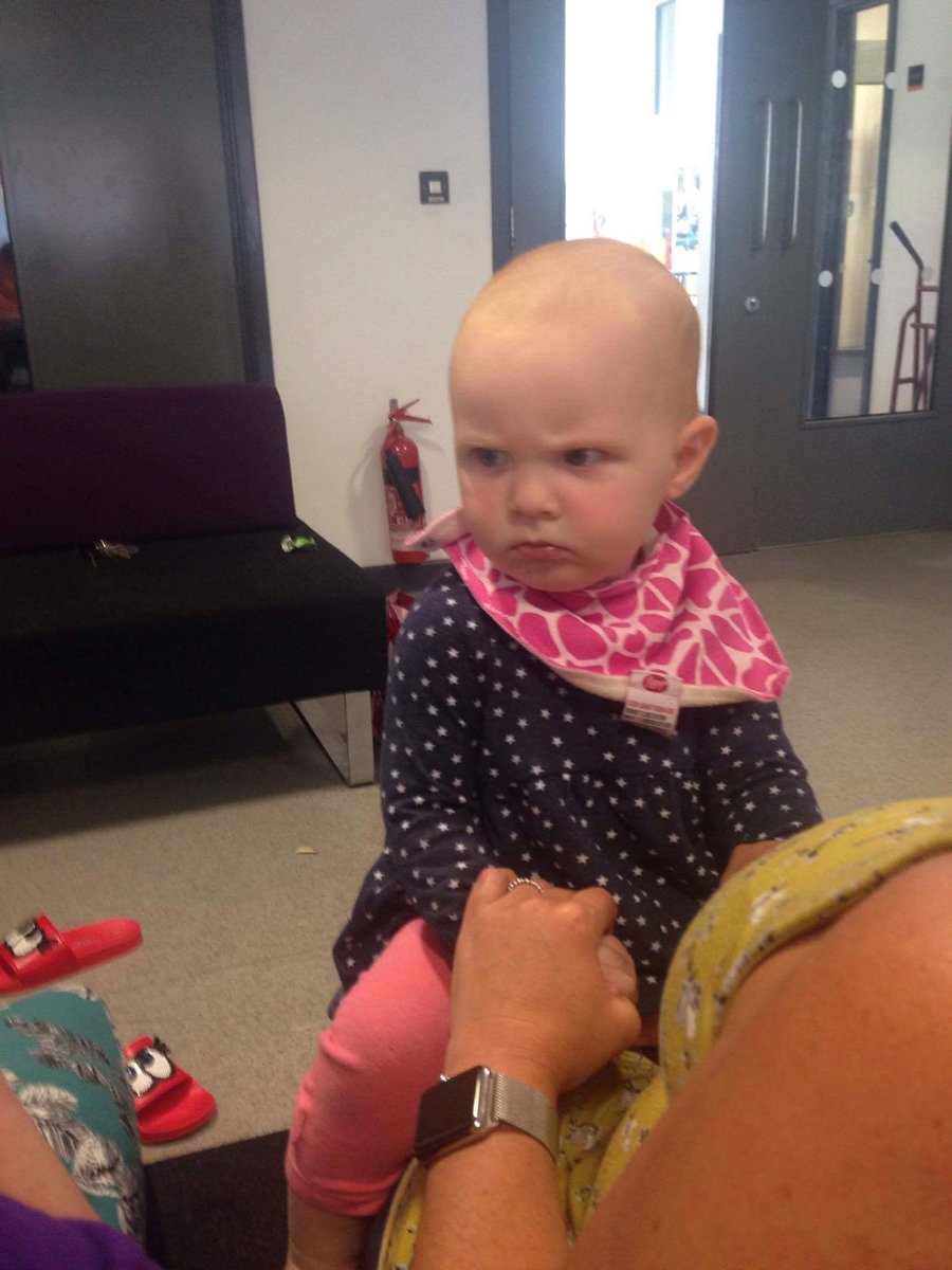 nonaski4's tweet image. Being 10 months old and being furious at life! #rbf #baby #love