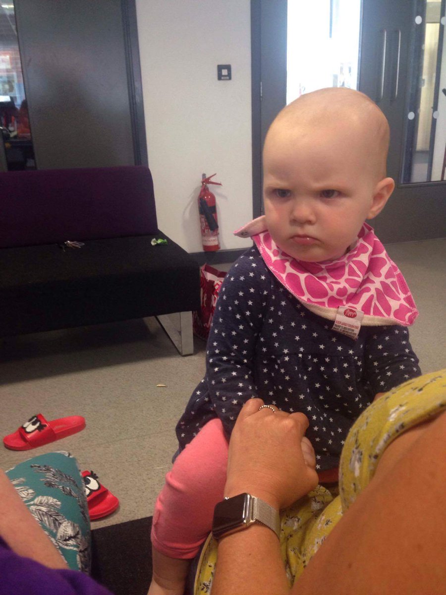 nonaski4's tweet image. Being 10 months old and being furious at life! #rbf #baby #love