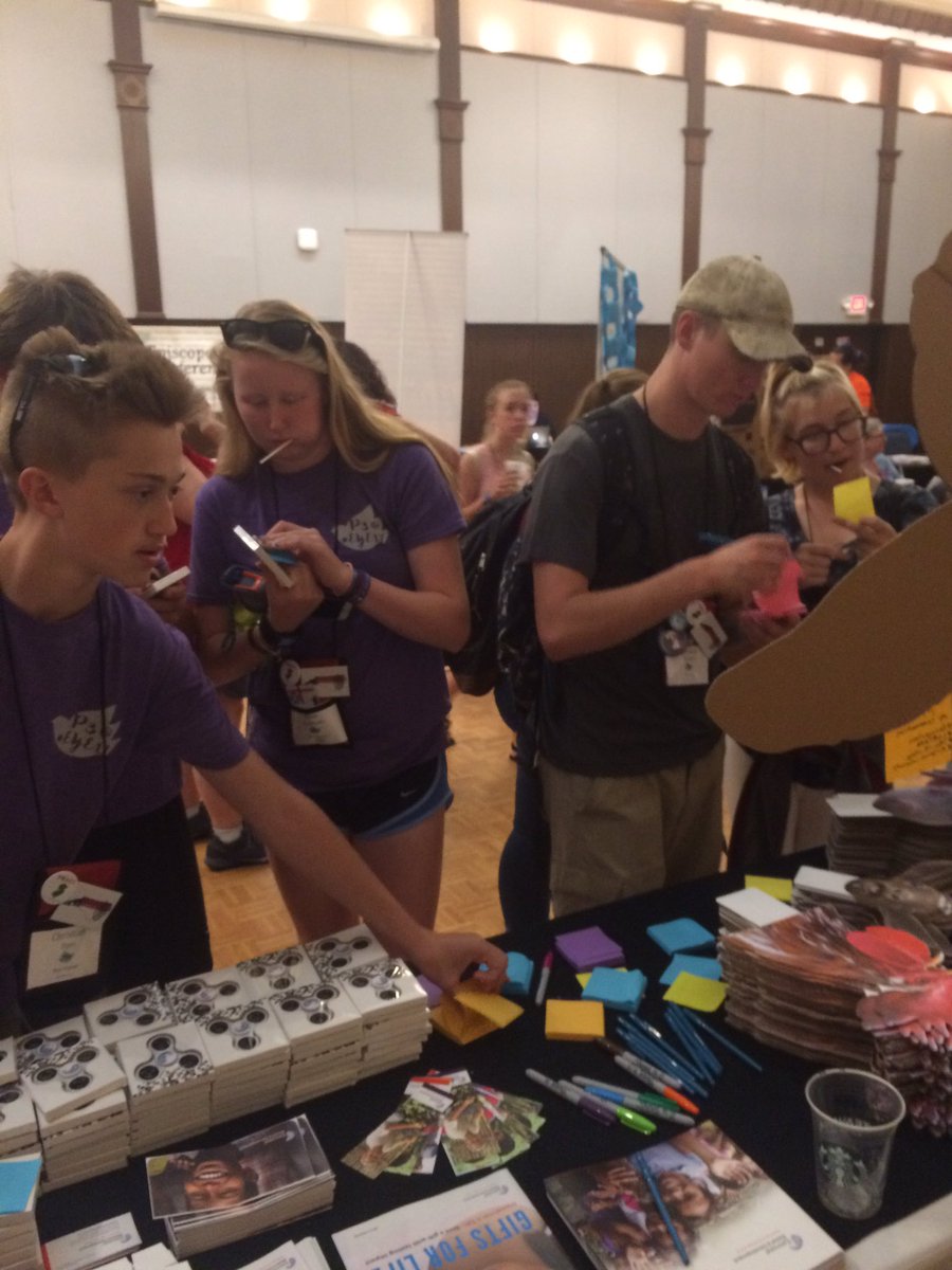 chadmbrinkman's tweet photo. The Episcopal Relief &amp; Development booth is the place to be at #eye17 #EpiscopalRelief https://t.co/4eHV4shgPT