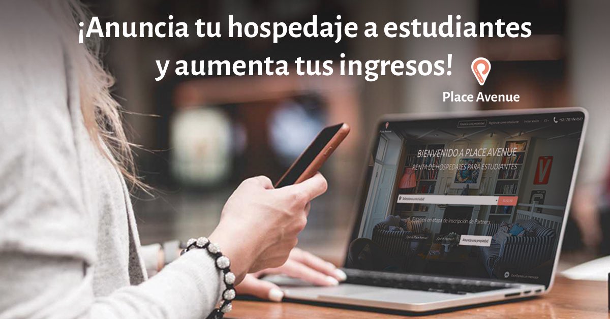 PlaceAvenue_'s tweet photo. Es momento de iniciar tu registro en Place Avenue. Anuncia tu hospedaje es muy sencillo. #PlaceAvenue #Hospedajes #Regístro #Sencillo https://t.co/ZwgU2pFVXu
