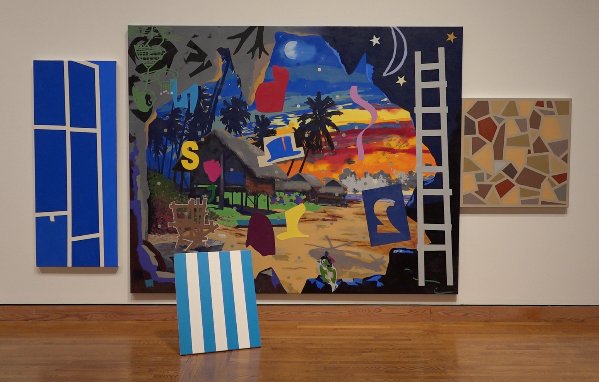 Submergée lors des inondations de Calgary en 2013, Whatif/Twilight, œuvre de Ron Moppett a été restaurée au Musée : youtu.be/4zx-k0Hcgbs