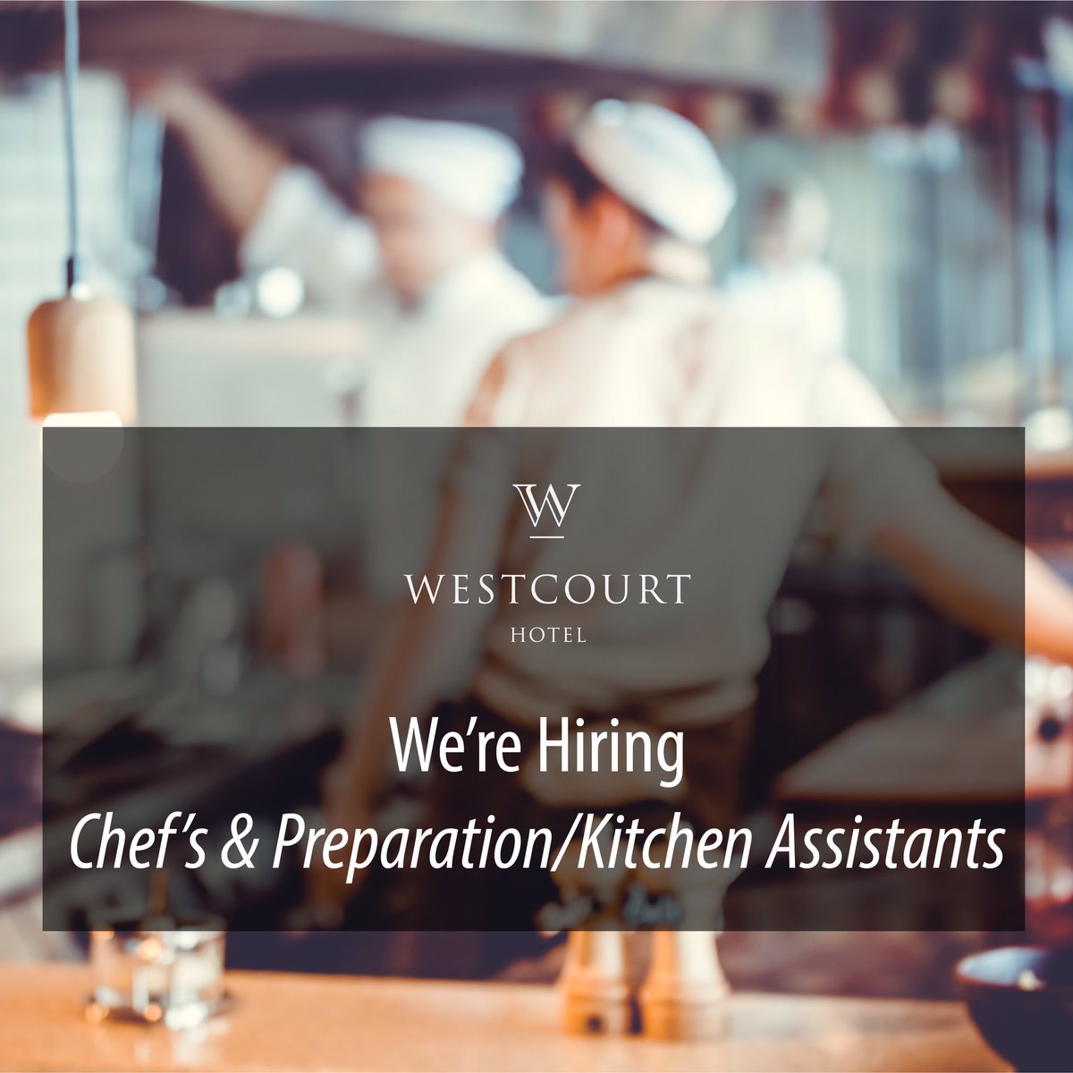 We're hiring...chefs &amp; kitchen/preparation assistants. #jobfairy #jobs #chefs #drogheda. Contact info@westcourt.ie