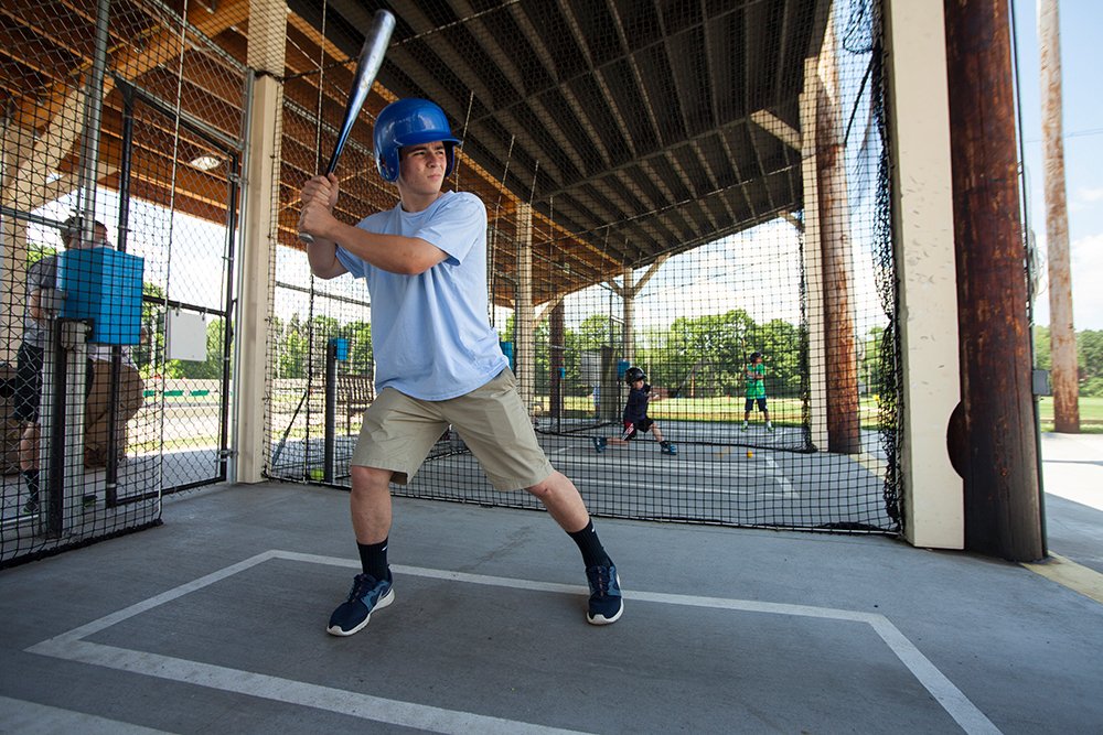 How many balls can you hit out of the park? Practice your swing in the batting cages! Open Today: 10am to 10pm