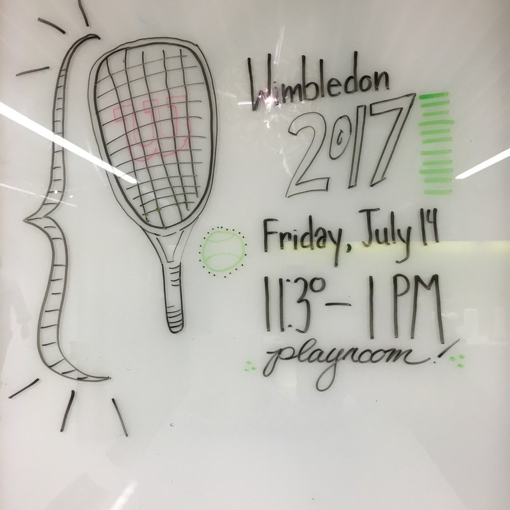 ShaziaMir71's tweet photo. Love, Set & Match! @labcentral is making a Racquet about #Wimbledon2017 #Strawberries #Cream #BritishFun Hooray! https://t.co/6wJWmKvB8x