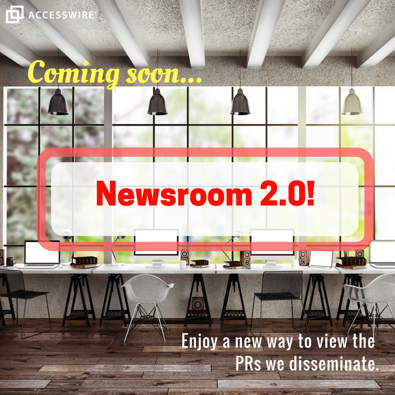 accesswire's tweet photo. Guess what?! We are doing a redesign of our newsroom. Coming soon a new way to view your PRs on our website. More organized, more efficient. https://t.co/Bc22lvbdl0