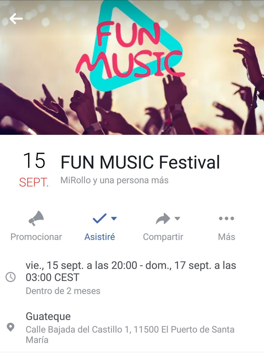 funmusicfest's tweet photo. Cartelon de Fun Music con 5 bandas confirmadas y aun quedan 5 más.. @_FONAL @turmalinabanda @lasuitebizarre @emmett_es @RandomThinkingB https://t.co/kGBYLftM1s