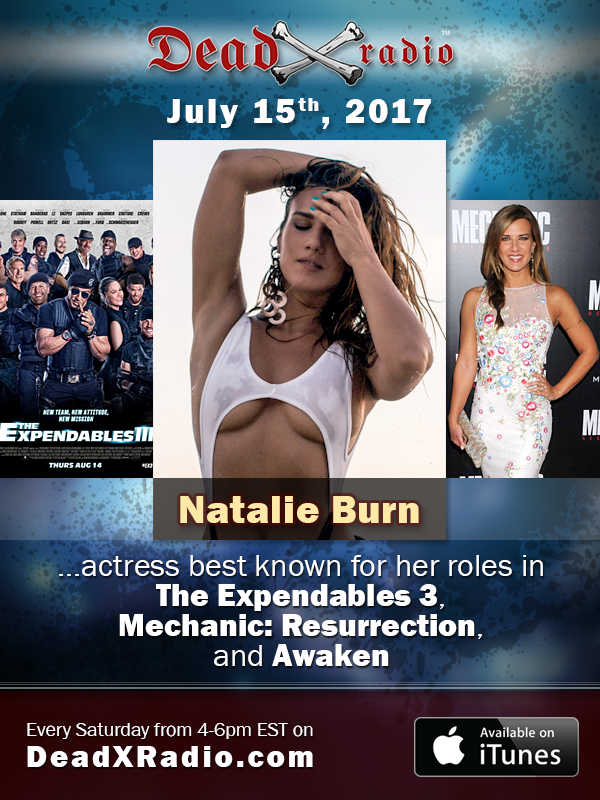 JeffHillyer's tweet photo. This Saturday on @DeadXRadio... the gorgeous @natalieburn01
--
@CHANCEDXR @PATWEBBDXR @IamJohnRusnak @MorganStrebler https://t.co/x9eLoJMNMy