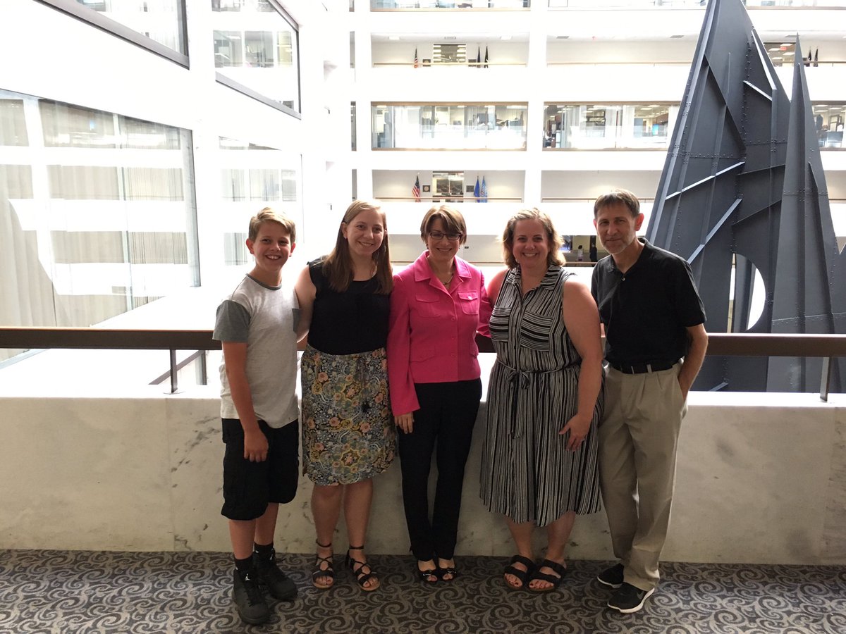 It was a great Minnesota Morning with <a href="/amyklobuchar/">Amy Klobuchar</a> -- we are so proud! And thanks for the tour, Caleb!