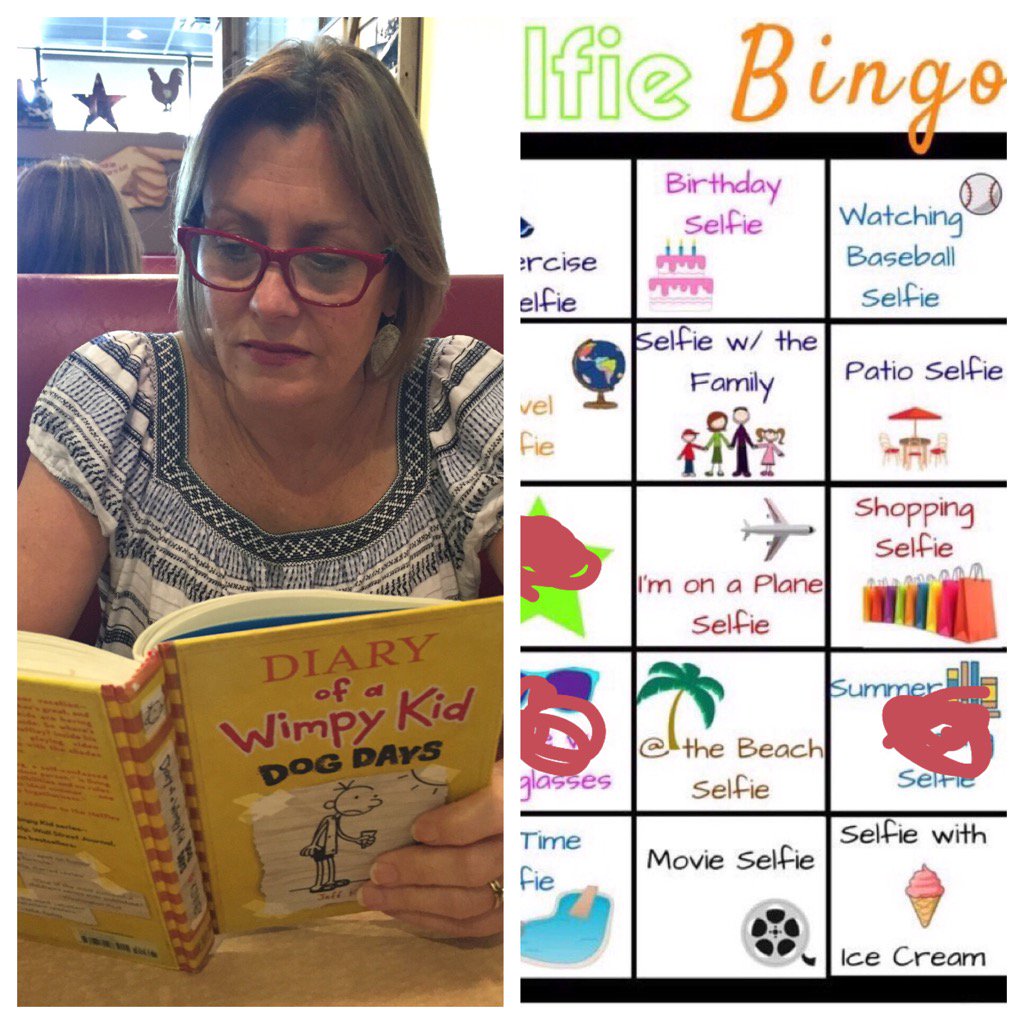 Reading Selfie #RobisonBingo