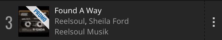 Woke up this morning to see Found A Way has reached #3 on the soulful charts on Traxsource!!! 
#reelsoul #reelsoulmusik