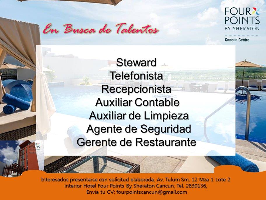 StarFourScan's tweet image. @StarFourScan  @MarriottCancun  @FourPointsCUN @EmpleoCancun @EmpleosCancun @VivoEnCancun  #vacantes #trabajo #empleocancun