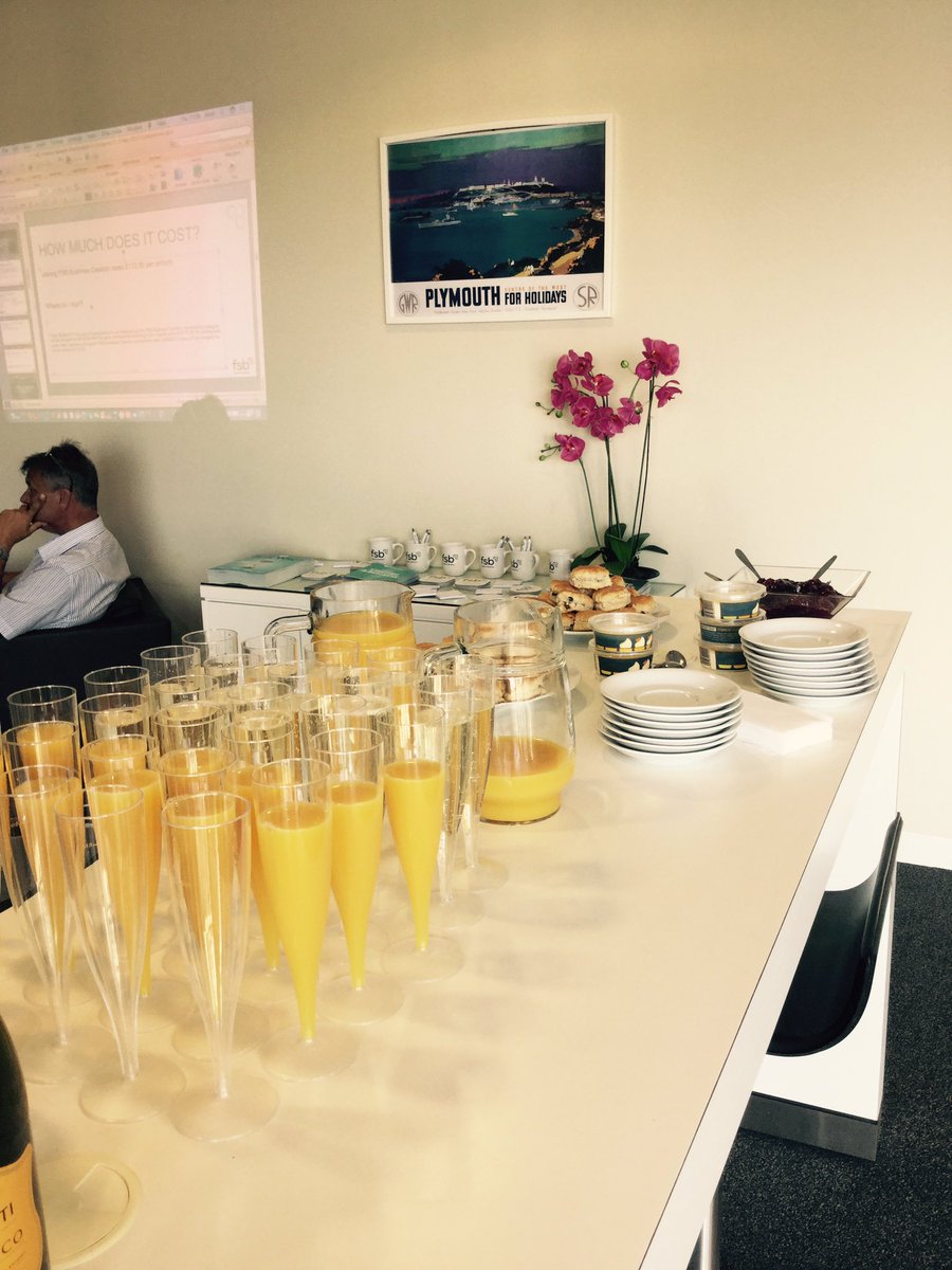 All ready for <a href="/fsbAnita/">FSB Devon & Cornwall</a> <a href="/FSBDevon/">Carmen Hanif</a> #networking at <a href="/Regus_UK/">Regus UK</a> @Marina_SuttonH @PurpleMotionLTD