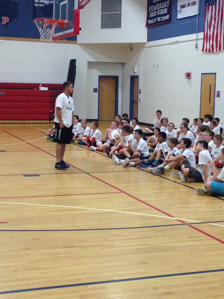 coachwseward's tweet image. Coach Morse sharing his message with our Campers! #Grewuphere #playedhere #formercaptain #nowacoach #pembrokepride