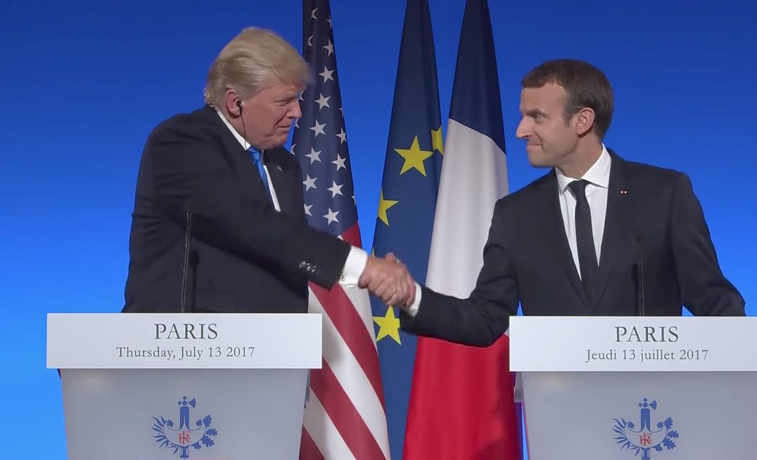 newsguyusa's tweet photo. "France is America's first and oldest ally. A lot of people don't know that," says @POTUS. https://t.co/nVIjfj9zyL