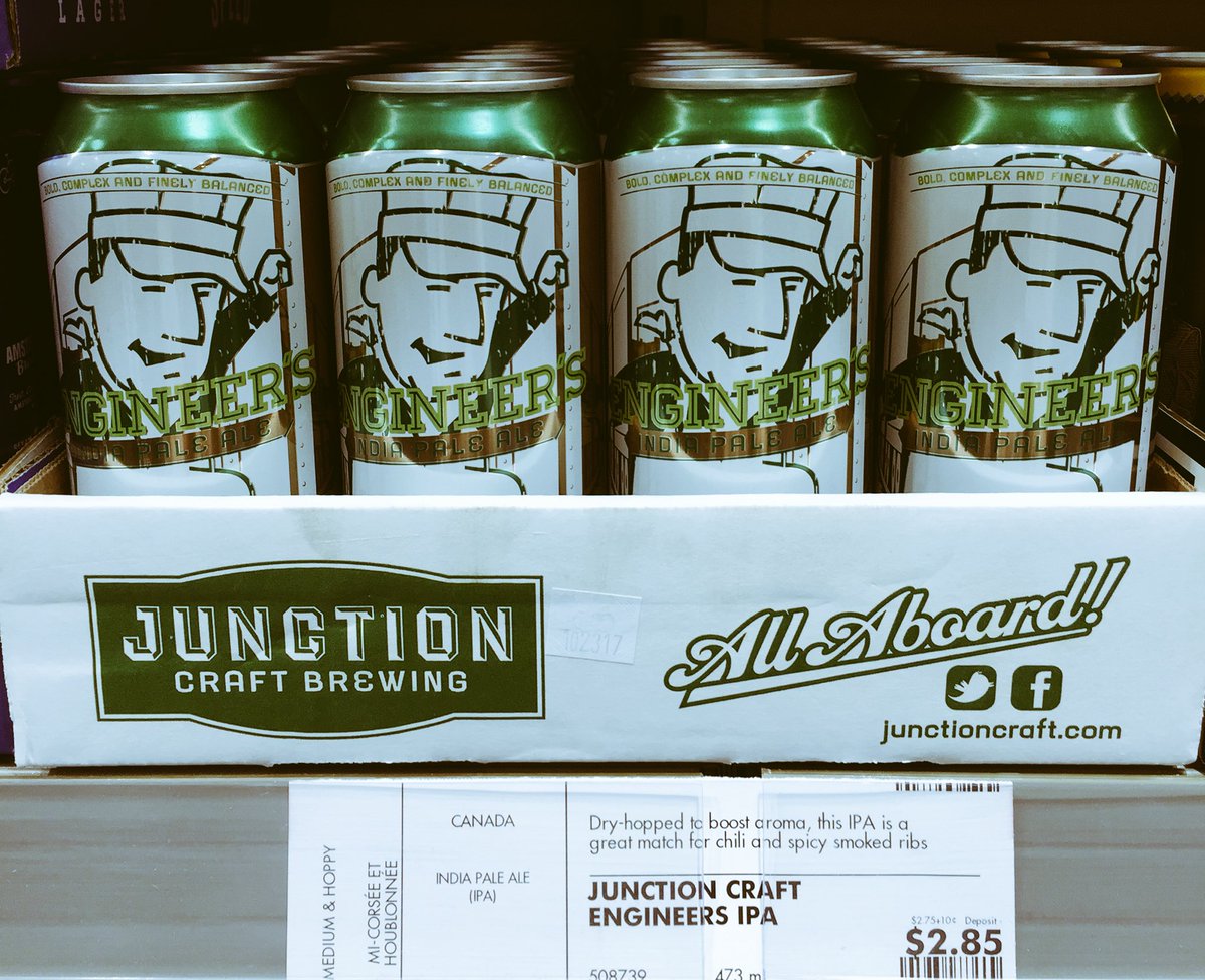 meegan_whiten's tweet photo. @JUNCTION_CRAFT @LCBO #459
#ConductorsCraftAle #EngineersIPA #InTheFridge #ColdPops @CityofSarnia https://t.co/QymYyiKpfc