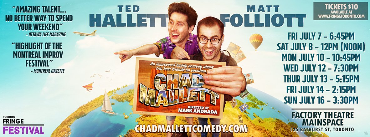 o_georgiou's tweet photo. "The rowdier the crowd the better" - something @mattfolliott actually said. They use EVERYTHING! Get daydrunk &amp; go 2 @ChadMallett! #FringeTO https://t.co/HMqaHoG97v