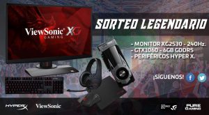 PureGaming_ES's tweet photo. SORTEO LEGENDARIO @ViewSonicES @NVIDIAGeForceES y @HyperX .Gana un monitor+GTX1060+Pack Periféricos. ¡FOLLOW + RT! https://t.co/tNTyfKLrdm https://t.co/AMZMCmuqd1
