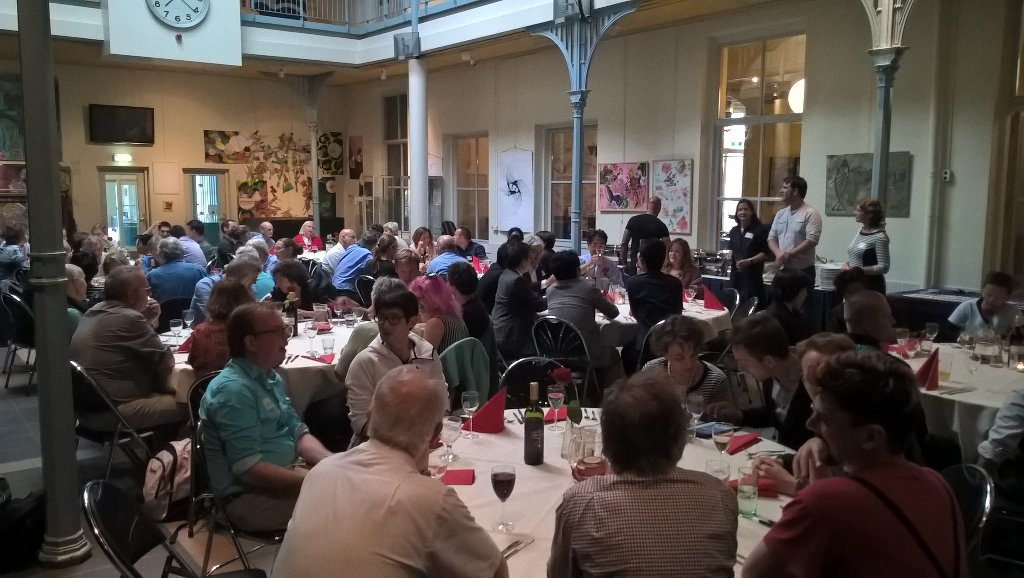 ConferenceGame's tweet image. The @ISAGA_Delft_17 conference participants earned 92126 points.Enough for the three course conference dinner!