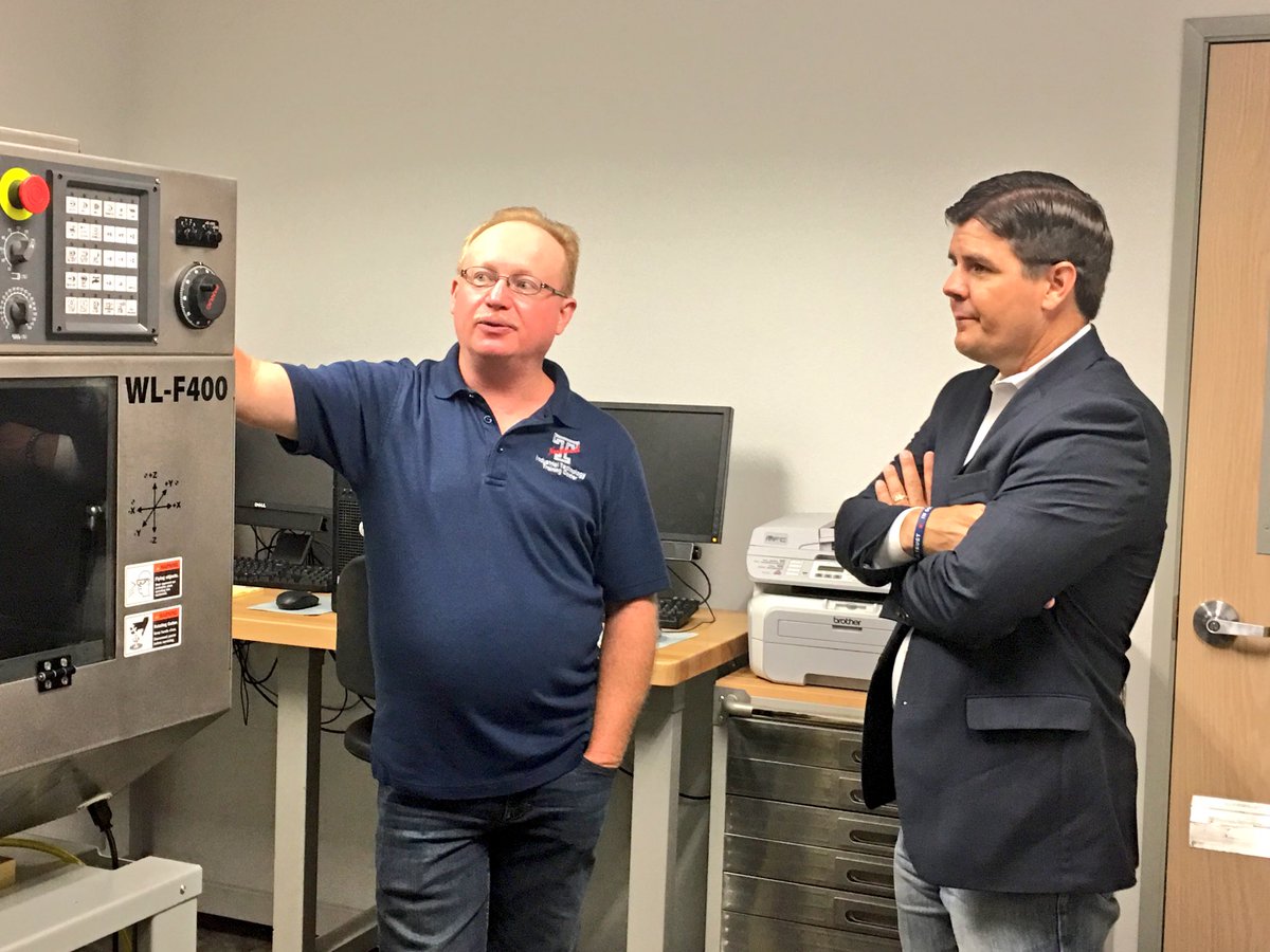Honor to have Rep. Cole Hefner and his staff visit the <a href="/ntcceagles/">NTCC</a> Industrial Technology Training Center. <a href="/MPEDCTX/">Mount Pleasant EDC</a> #partnershipswork