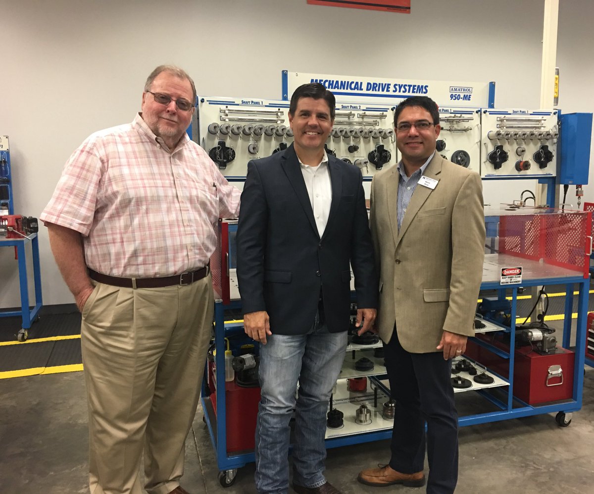 NTCCWorkforce's tweet photo. Honor to have Rep. Cole Hefner and his staff visit the @ntcceagles Industrial Technology Training Center. @MPEDCTX #partnershipswork https://t.co/5kzkRwePzT