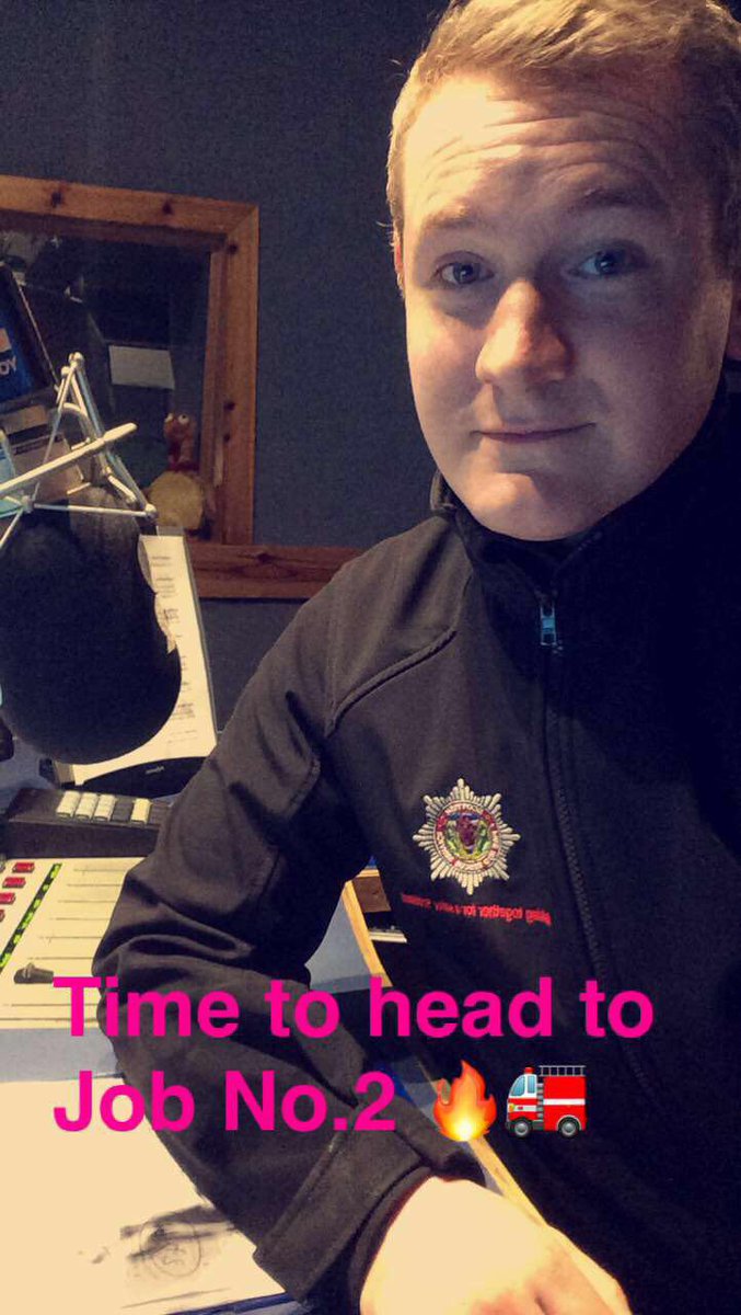 ItsRadioDan's tweet photo. Job No.2 I'm on my way #FiremanDan https://t.co/N7KbmmcMcU