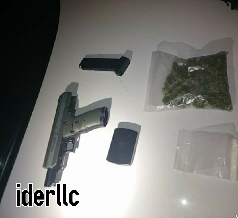 I want to send a huge congrats to the investigative unit! Early Sunday morning they found this bag of cocaine, marijuana, &amp; loaded firearm