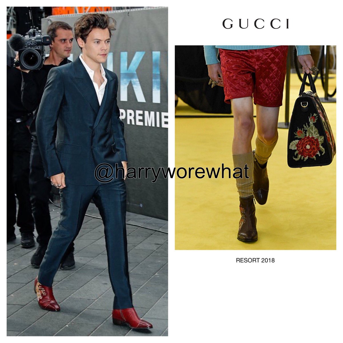 Harry wore #Gucci Resort 