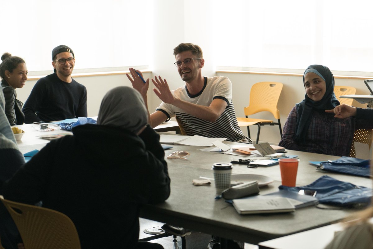 gouchercollege's tweet photo. 20 Austrian students are on campus for the #WeAreGenNext initiative led by @goucherCBL's Cass Freedland &amp; Lindsay Johnson '05, M.Ed. '13. https://t.co/EjjrqyUAgD