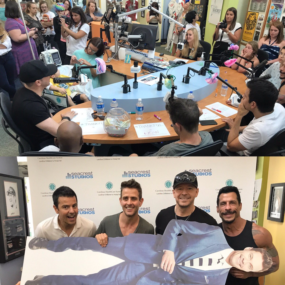 Had amazing time at #SeacrestStudios Charlotte NC. Courageous children!@RyanSeacrest @jordanknight @dannywood @joeymcintyre @NKOTB #Humbled