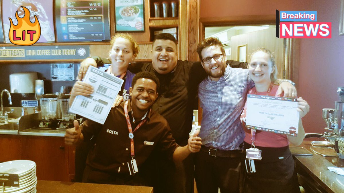 Massive Well done to The Costa PINT Team for delivering a 97.5% Costa Check today. 🙌🏾🎉👏🏻 <a href="/ParikZalaWHR/">Parik Zala</a> <a href="/SDEBDD/">simon ewins</a> <a href="/VikiHahn84/">Viki Hahn</a> <a href="/placemadebyyou/">A Place Made By You</a>