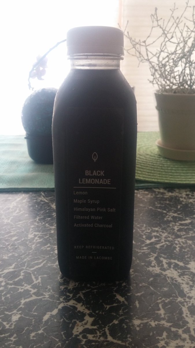 Feelin' flu struck, so I picked up a black lemonade from <a href="/RiseJuiceCo/">RiseJuiceCo</a> to help flush the toxins out.