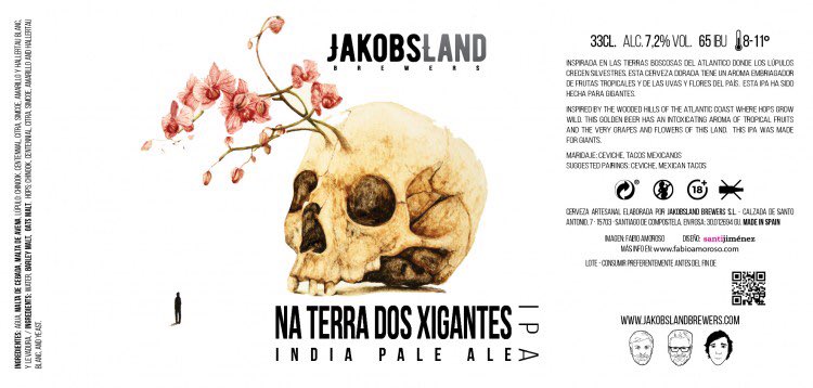 #OnTap hoy desde tierras gallegas #NaTerraDosXigantes <a href="/jakobslandbrew/">Jakobsland Brewers</a> #AmericanIpa #vivaellupulo #booksandbeers