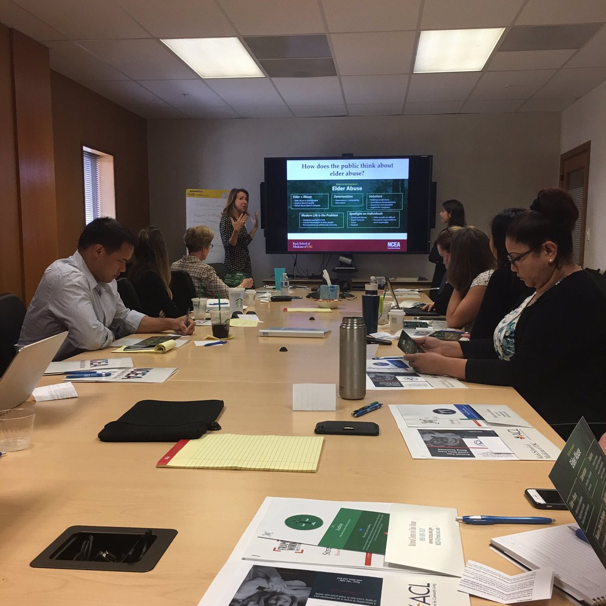 USC #TalkingElderAbuse training on how to introduce &amp;define EA as a collective concern, advance systemic solutions