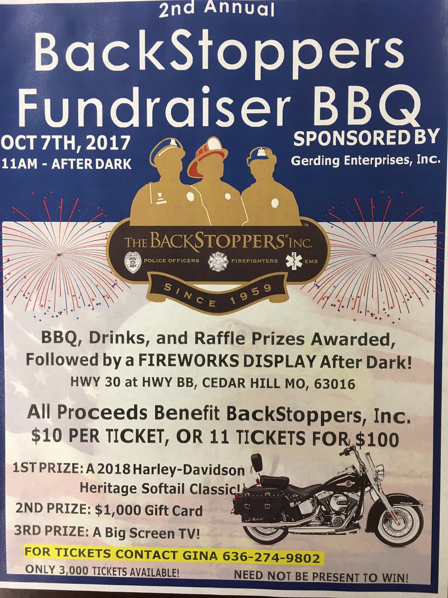antoniafire's tweet image. BackStoppers Fundraiser