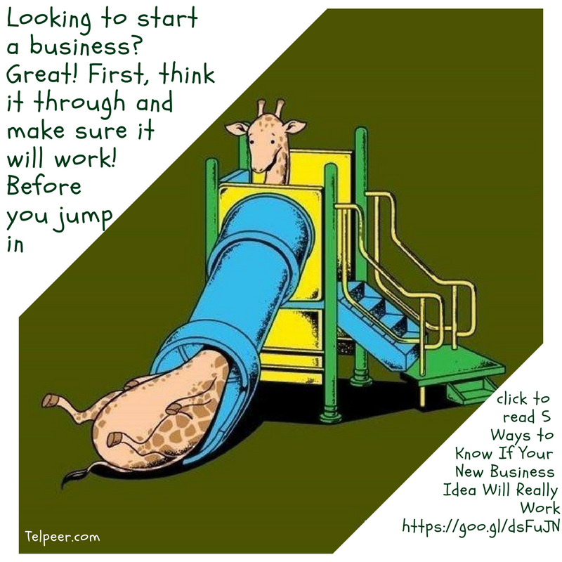 TelpeerNetworks's tweet image. Looking to start a #newbusiness ?
click to read 5 Ways to Know If Your New #businessidea Will Really Work goo.gl/dsFuJN