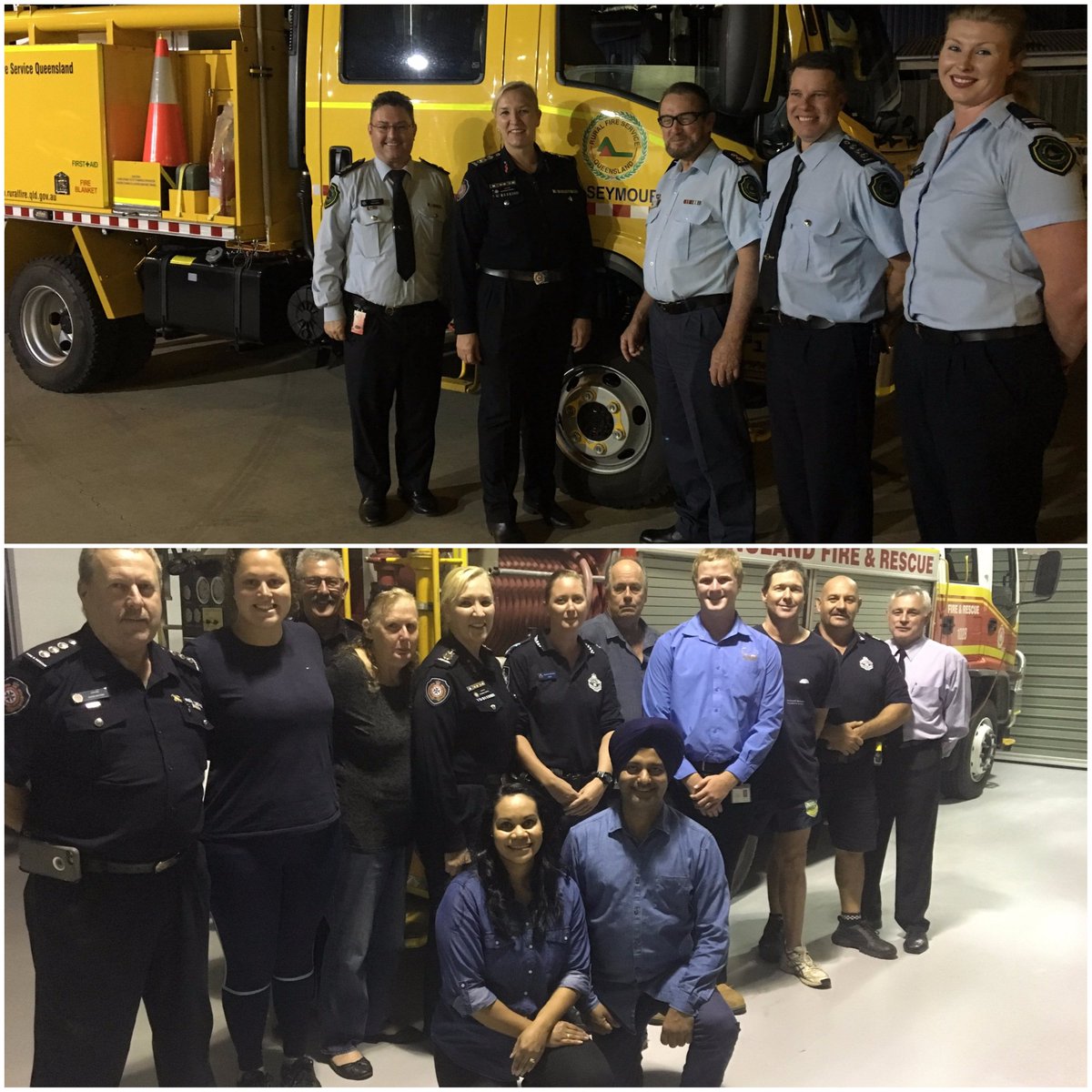Had a wonderful time in Northern Region meeting the Halifax auxiliaries and handing over the new RFS truck to the Seymour RFB last night.