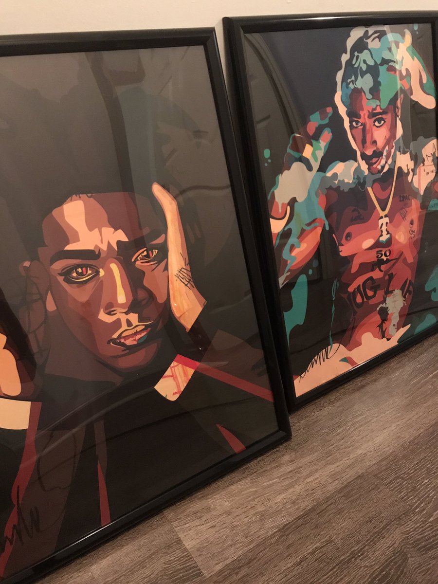 ashleykimtoo's tweet image. Where should I hang my @artofdai prints 😍