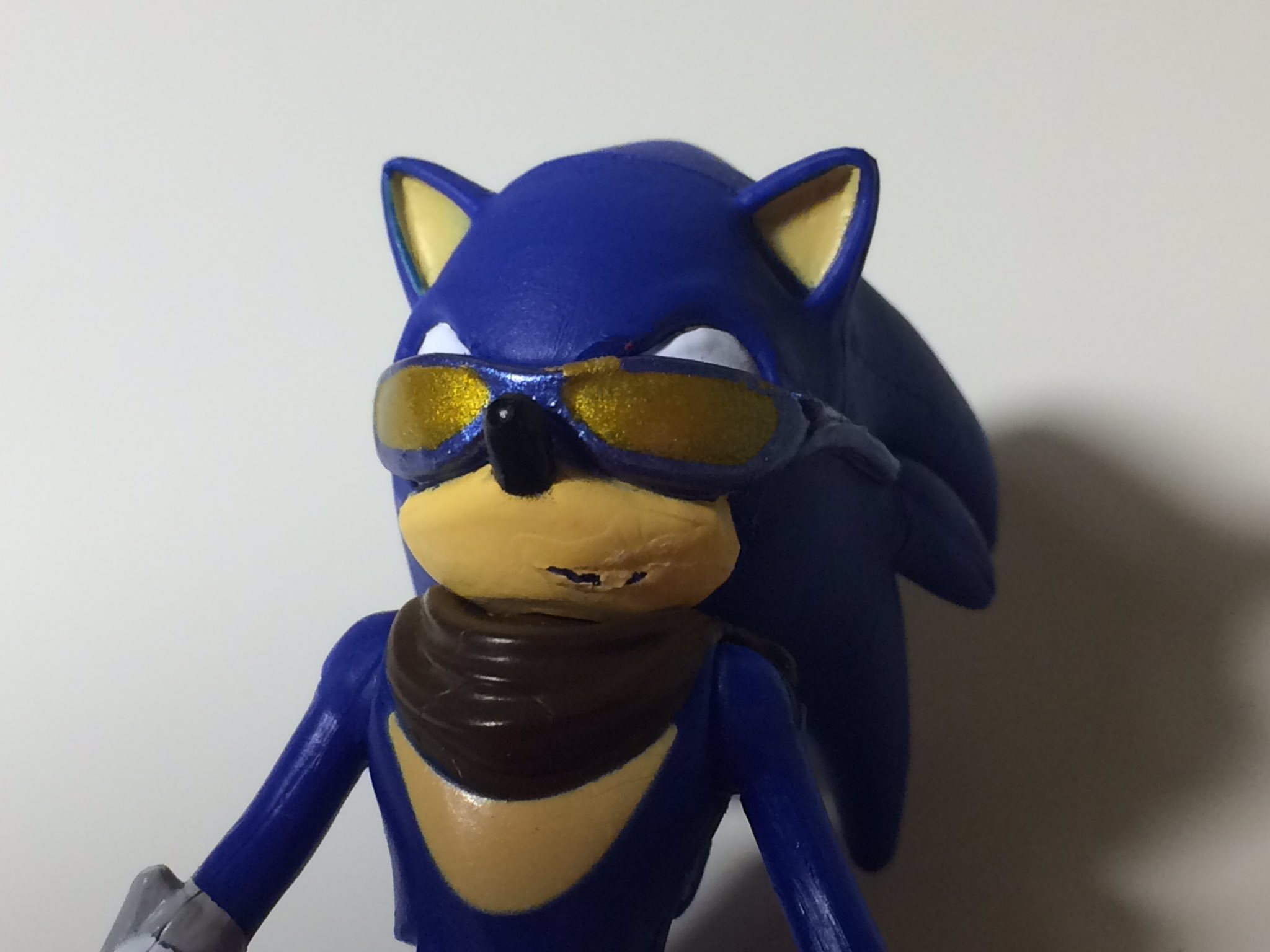 Sonic The Hedgehog Sonic Boom Sonic Action Figure [Mouth Closed] 