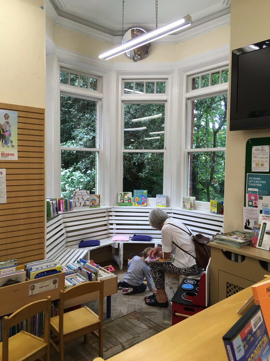 Gorgeous bay window for the children's library section #weloveHighgateLibrary #savelibraries