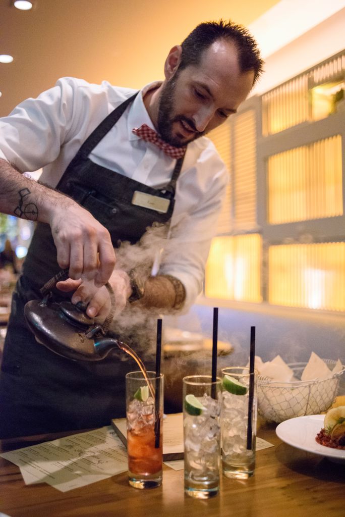 Blow off some steam with our smoked table side cocktails and Dim Sum. For reservations call 305.341.1400 or visit Opentable.com.