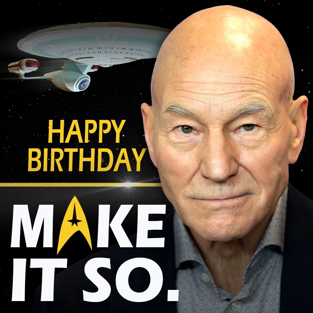 Happy 77th birthday, Patrick Stewart! 