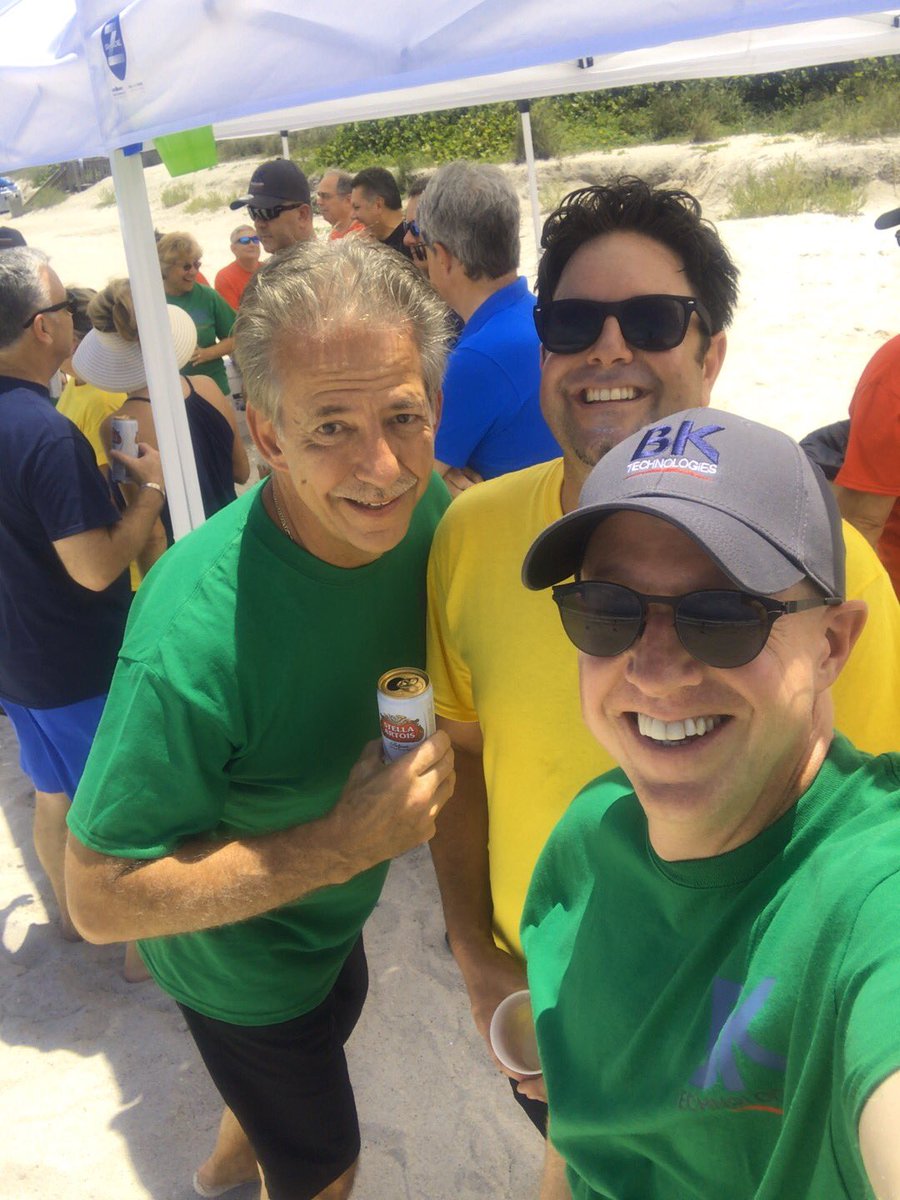 BKTechMidwest's tweet image. Sales Summit 2017 in Melbourne, FL. Team building event. Sand sculpting.